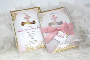 The Isabella & Gianna First Communion Invitations
