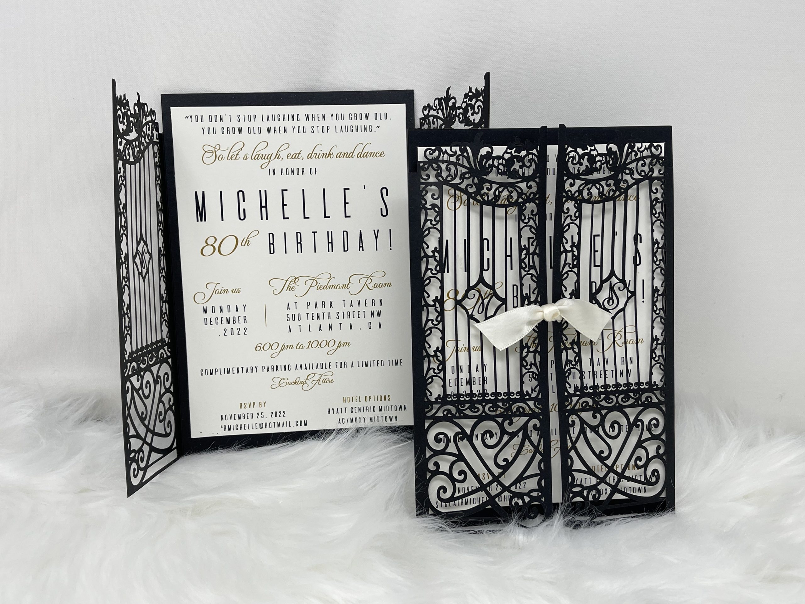 Gates Lasercut Invitation - Image 6