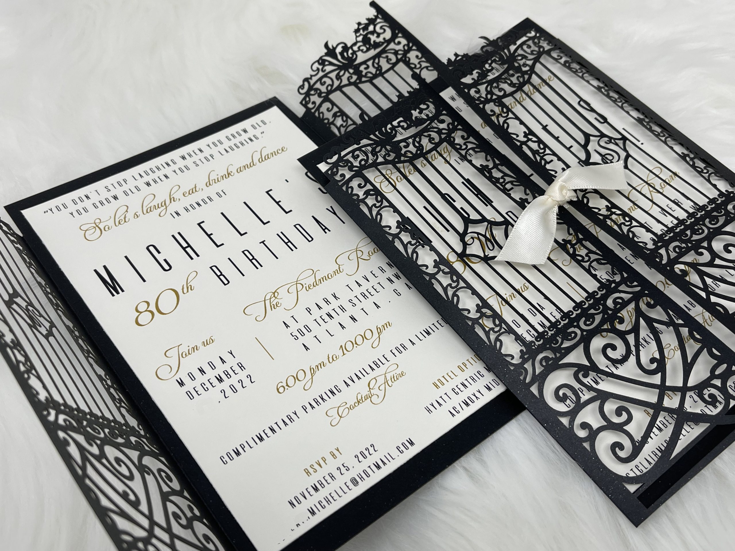 Gates Lasercut Invitation - Image 3