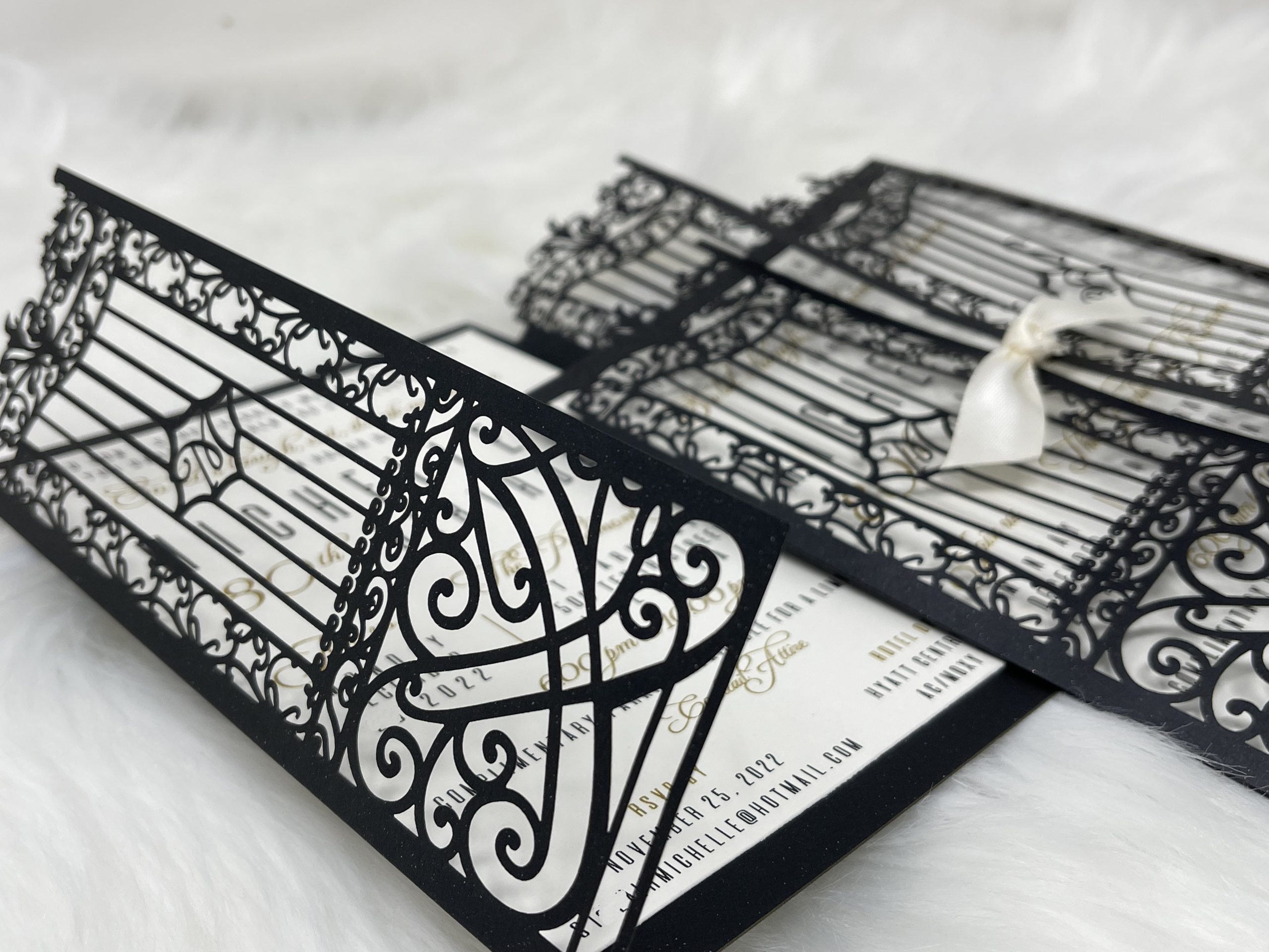 Gates Lasercut Invitation - Image 10