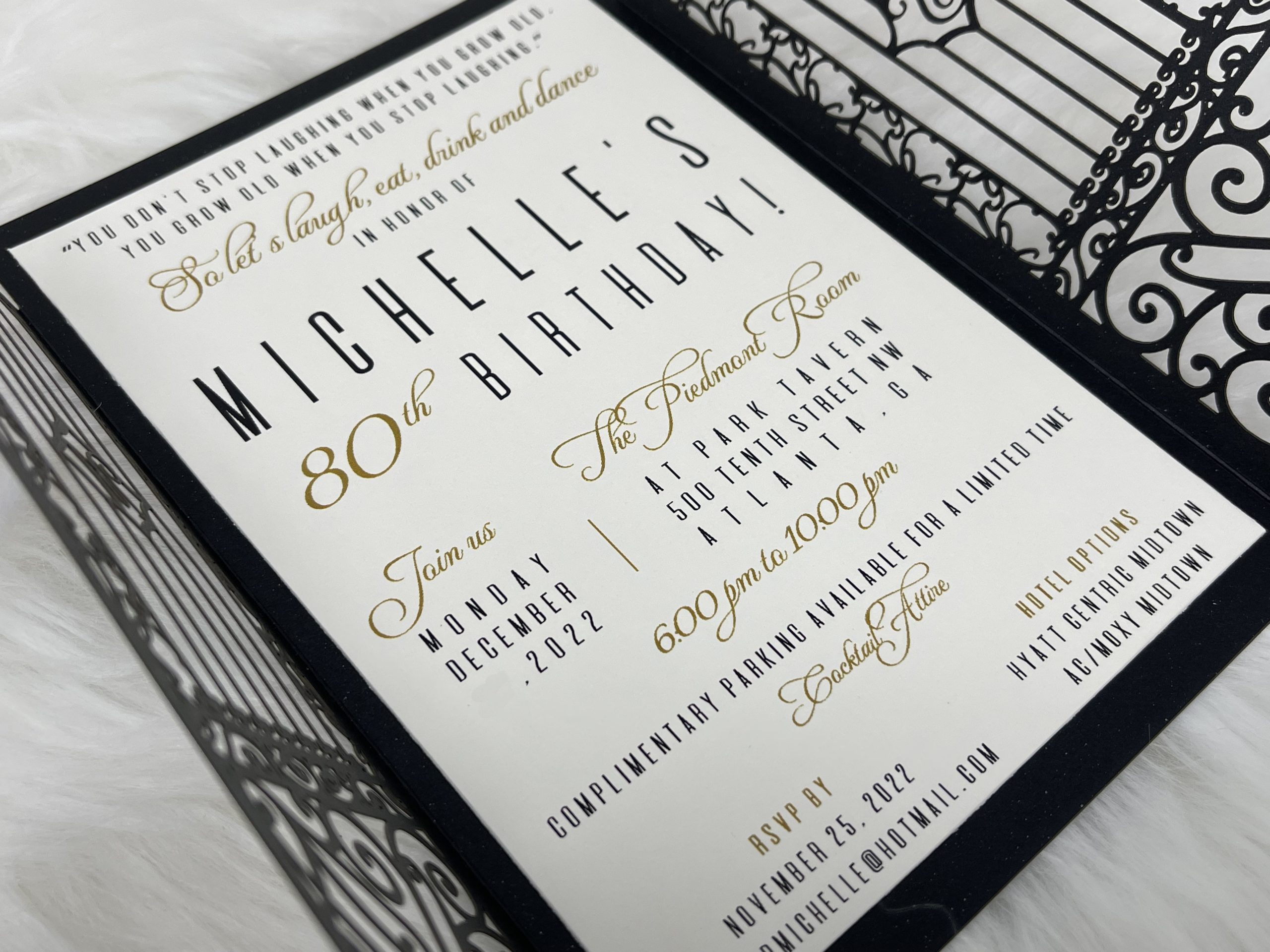 Gates Lasercut Invitation - Image 11