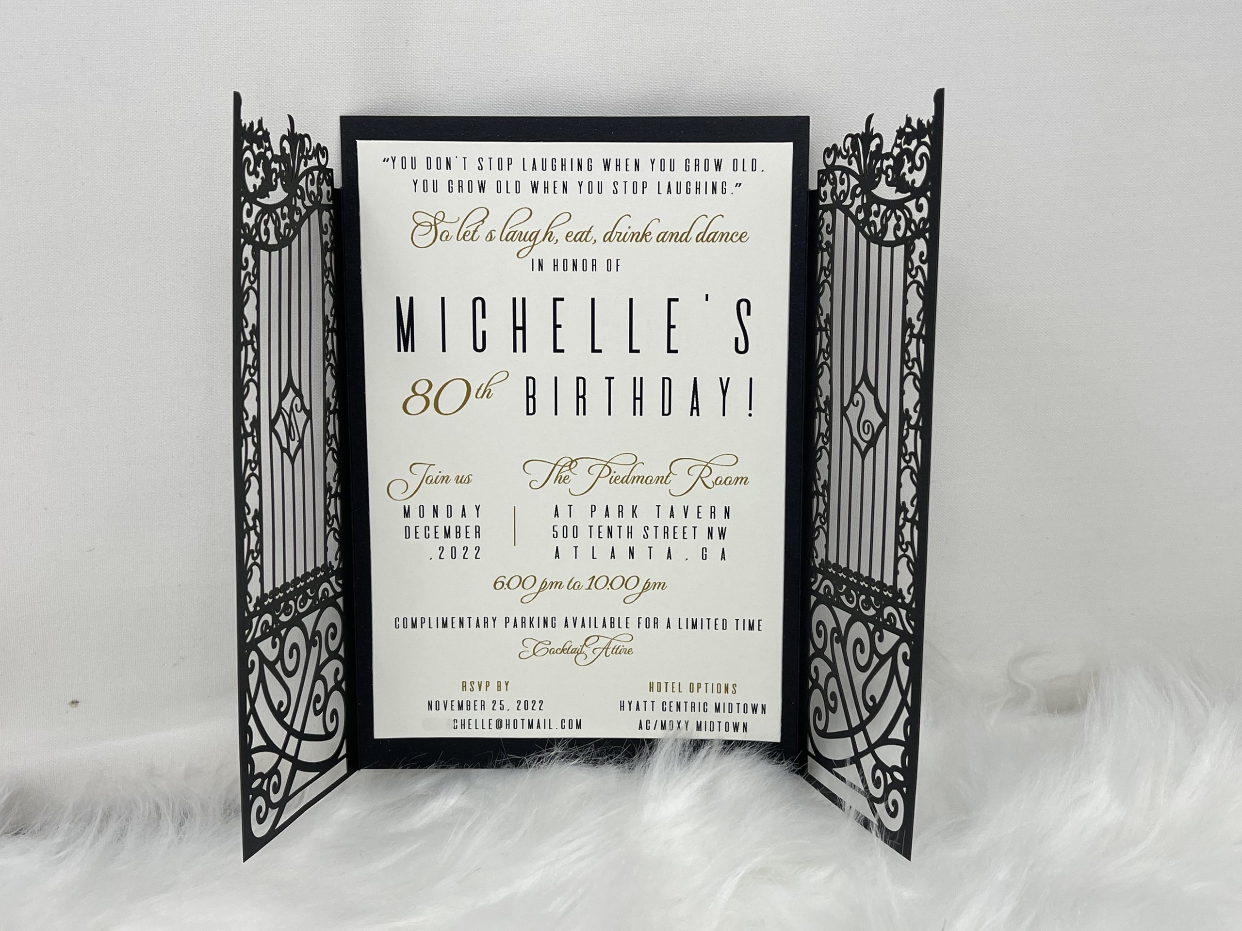 Gates Lasercut Invitation - Image 7